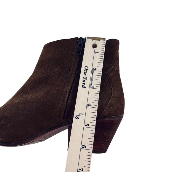 Isabel Marant Ankle Boots Women's Western Leather Suede size 38 EU 7.5 US  Brown - Picture 4 of 7